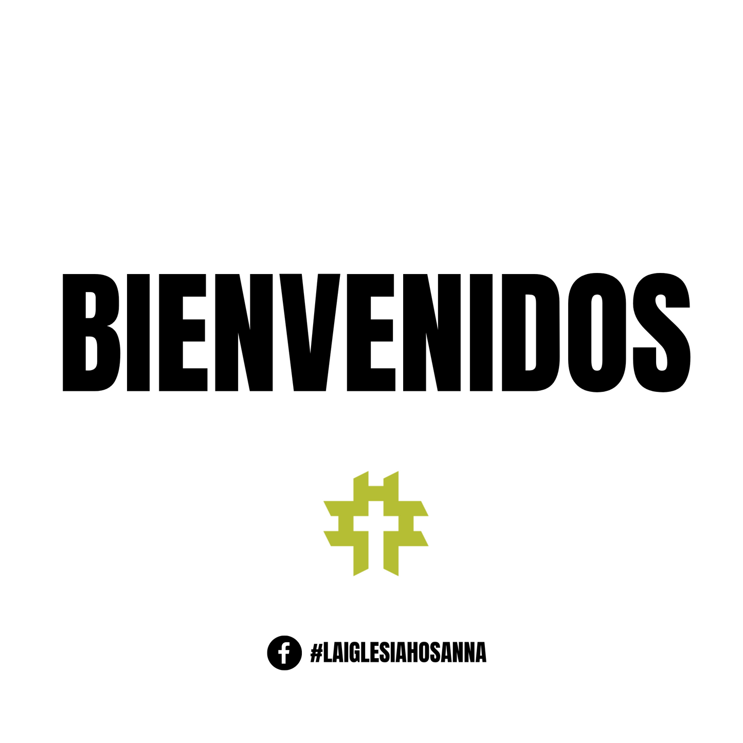 Letreros Manuales Cuadrados Bienvenidos - Square Handheld Signs Welcome