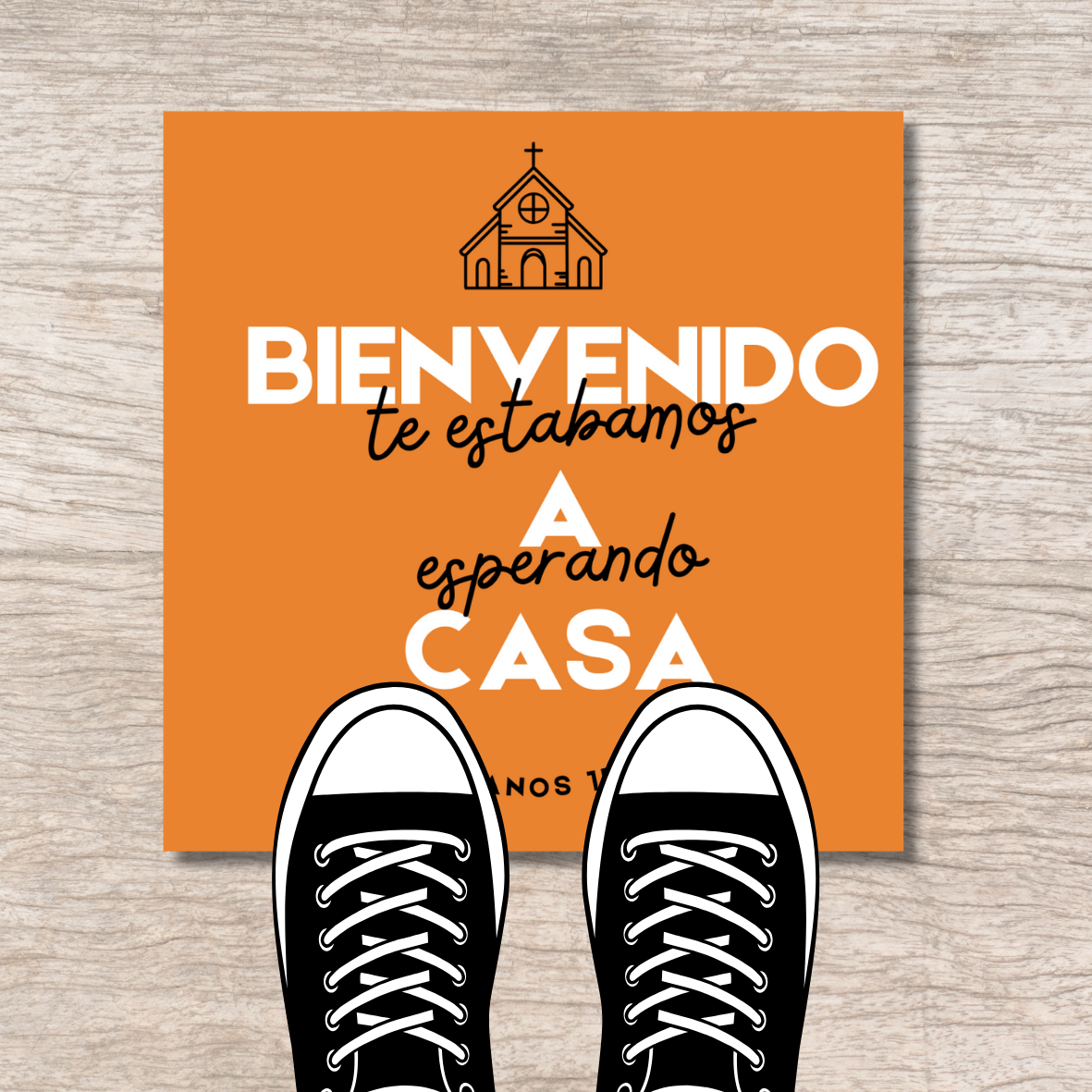Stickers para Piso - Floor Stickers - Naranja