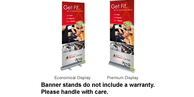 Retractable Banner with Display